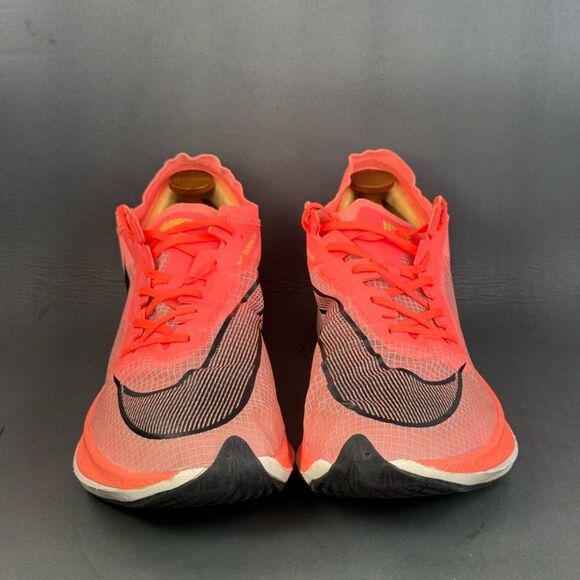 Nike ZoomX Vaporfly Next% Bright Mango athletic sneaker shoes mens size 15 - Picture 2 of 8